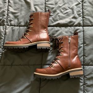 Brown Universal Thread Combat Boots